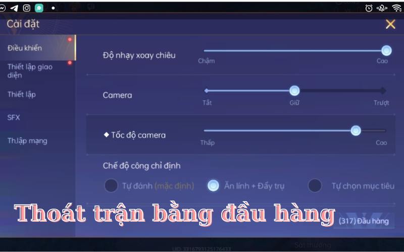 Thoát trận bằng cách đầu hàng